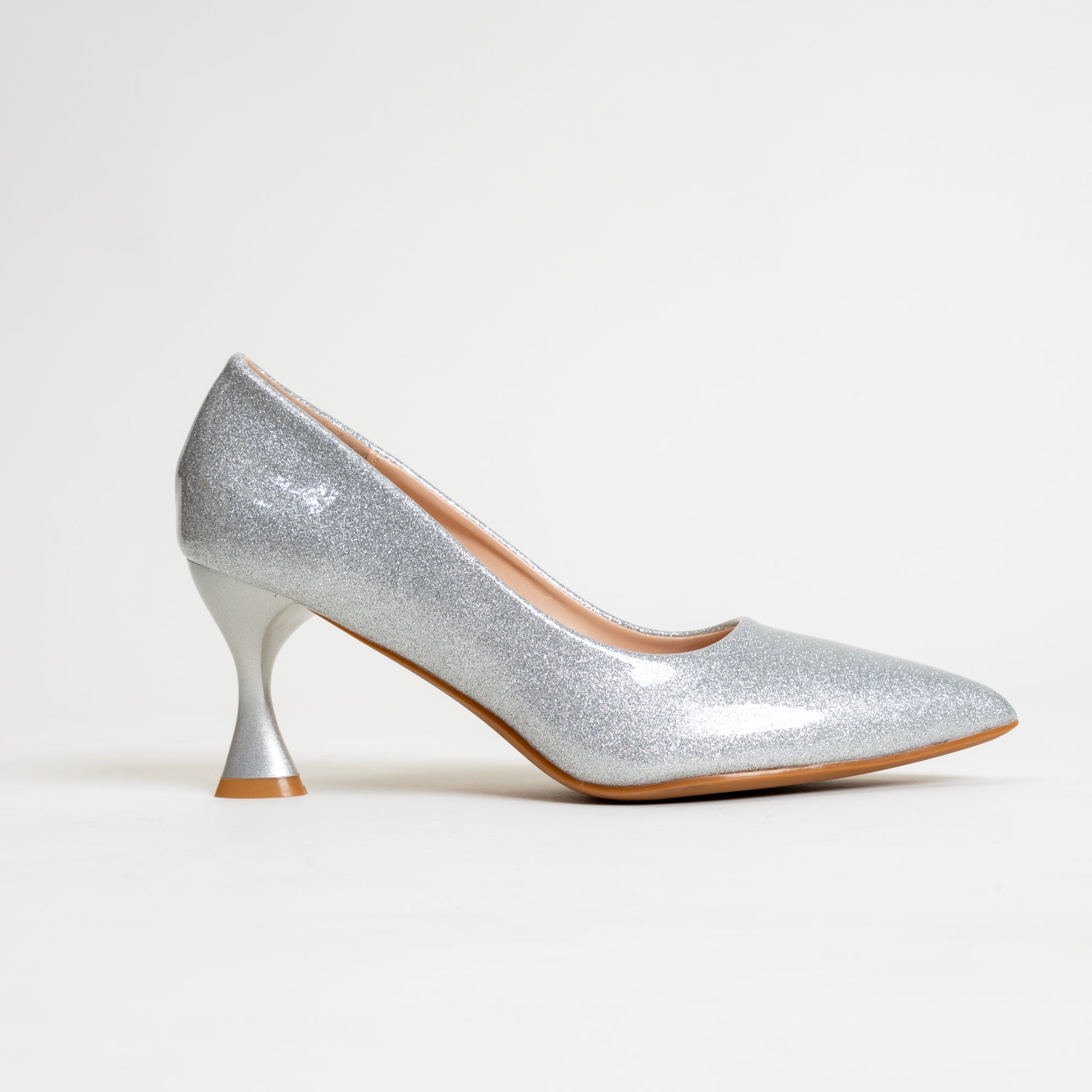 Elevate Your lifestyle: RESSIE-Womens Silver Glitter & Crystal High-Heel  Platform Sandal Nina