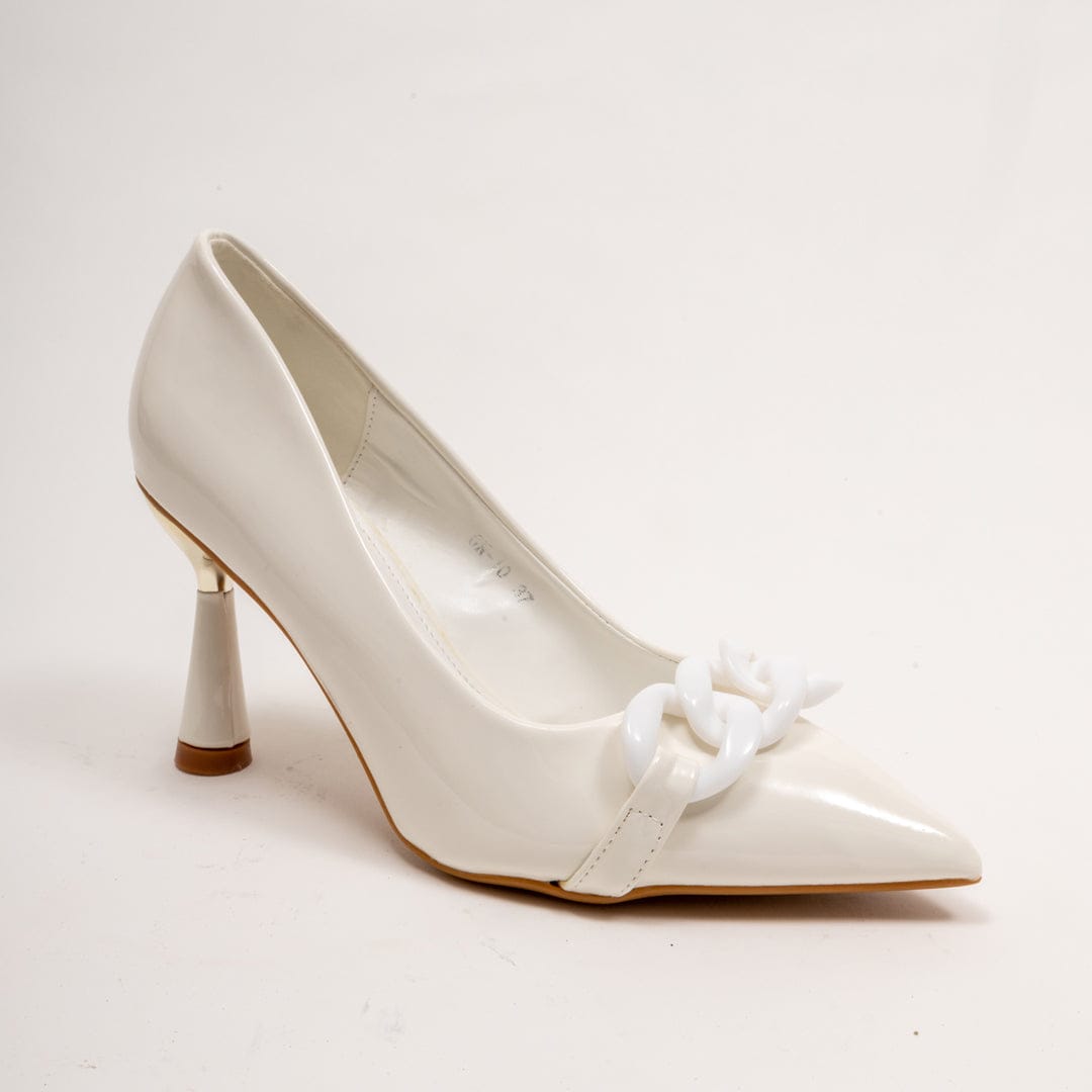 Toy leather pumps in white - Loewe | Mytheresa